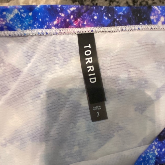 TORRID galaxy 2 Piece swim suit - Picture 3 of 4